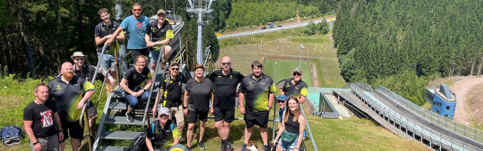 Gruppenfoto der SVA Tischtennisabteilung