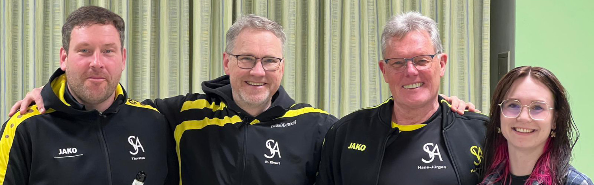 Thorsten Beier, Ralf Elvert, Hans-Jürgen Baumgarten und Shari Geppert